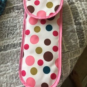 Curling iron travel case